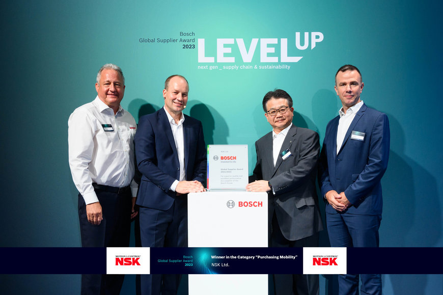 NSK awarded Bosch Global Supplier Award 